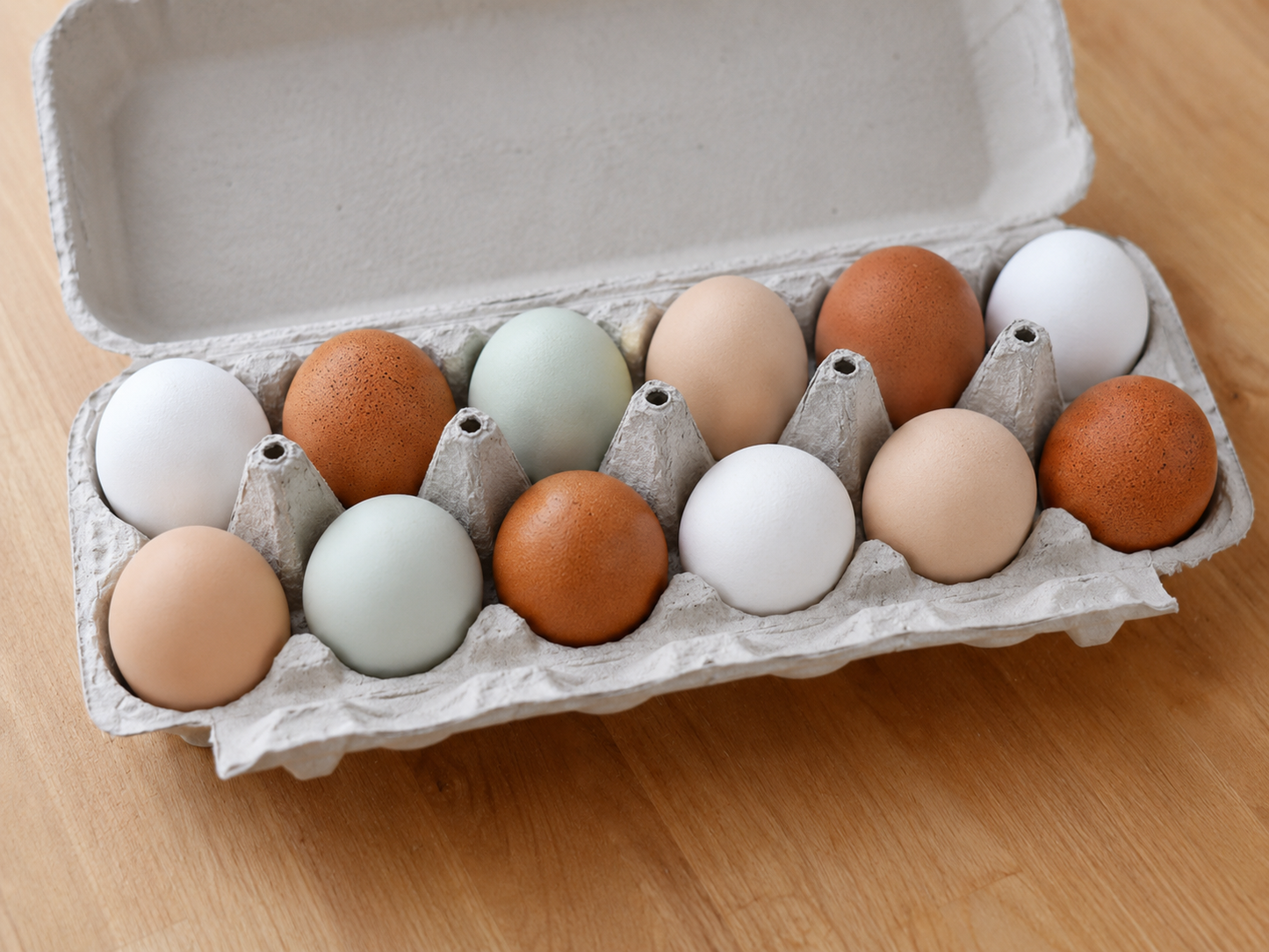 Chicken Eggs - Pasture Raised, One Dozen