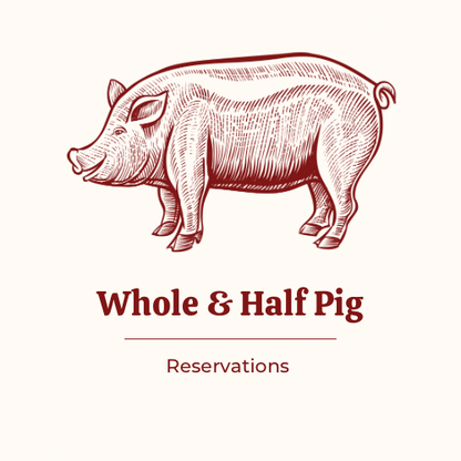 Whole and Half Pig Deposit