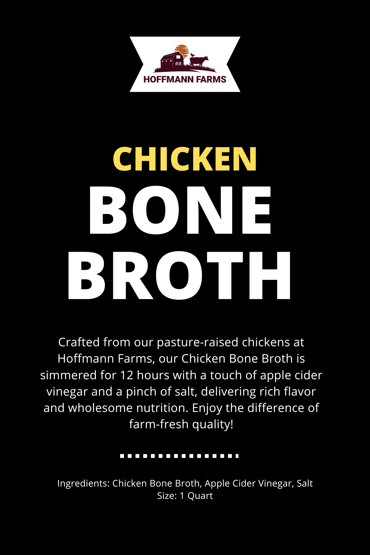 CHICKEN BONE BROTH