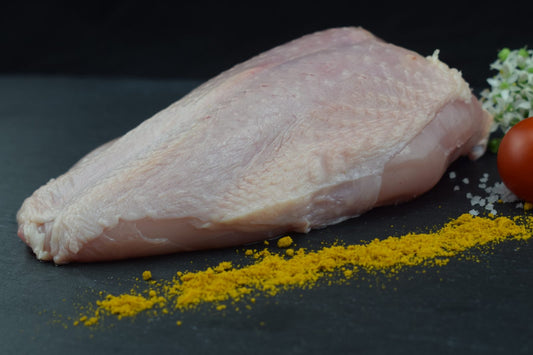 Pasture-Raised Bone-In, Skin-On Chicken Breasts